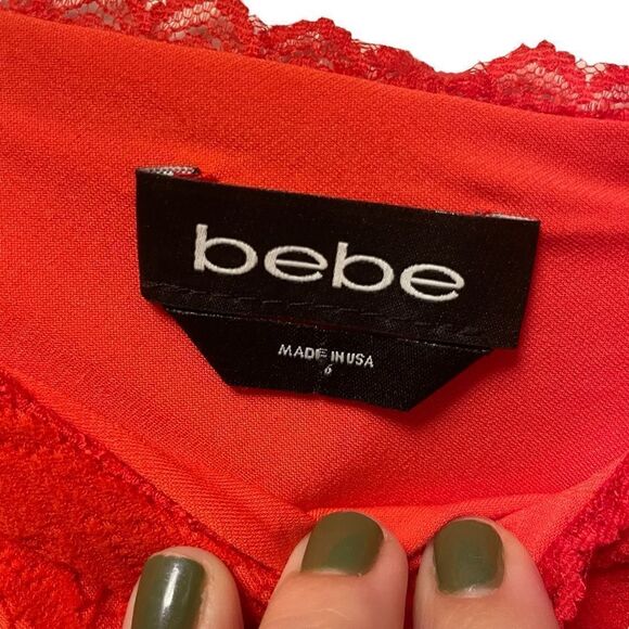 Vintage Bebe lace Maxi Dress - Picture 7 of 7